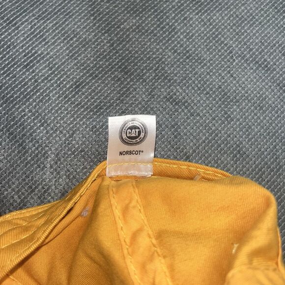 CAT Caterpillar Established 1925 Embroidered Adjustable Cap Yellow - Picture 15 of 15